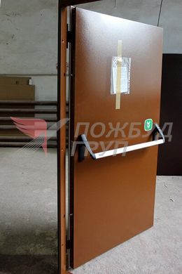 Дверь противопожарная 900x2100 мм с системой "Антипаника"