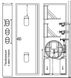 Шкаф пожарный навесной 600х1850х250 мм (ШПК-320Н-2-25) с задн. ст. белый