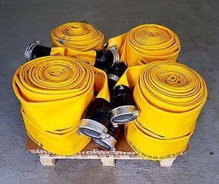 Рукав пожежний Д-150 (Т) з ГР-150 Aquasila з двобічним покриттям (12 атм.)