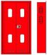 Шкаф пожарный встроенный 800х1500х250 мм с задн. ст. красный